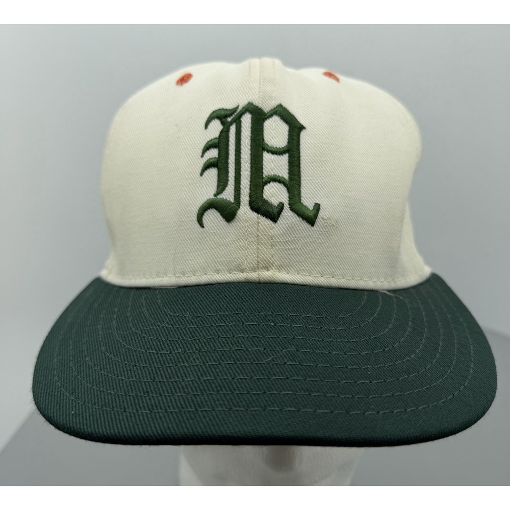 Pro Line Miami Hurricanes Vintage Old English Made in USA Fitted Size 7 3/8 Hat